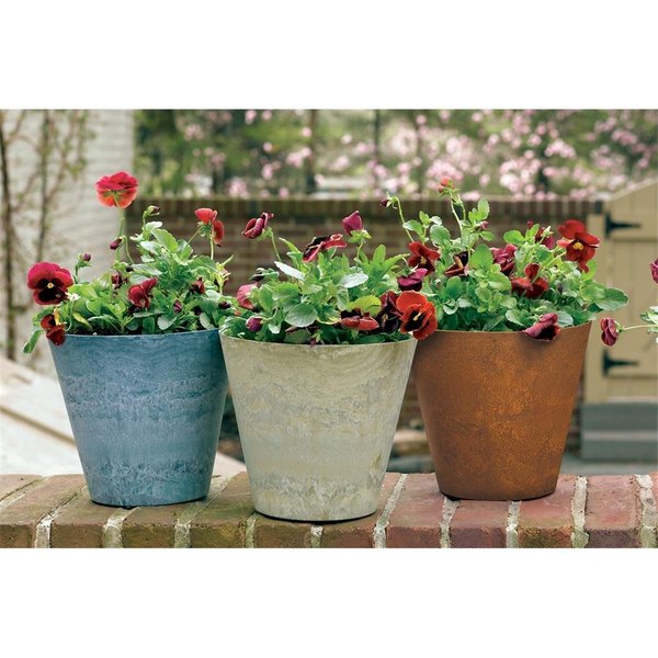 Novelty 10 in. Napa Bowl Planter - Gray 246468